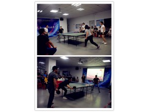 奮力拼搏，一決高下(xià)——“乒乓球運動賽”